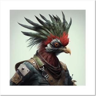 rooster punk from guardian Posters and Art